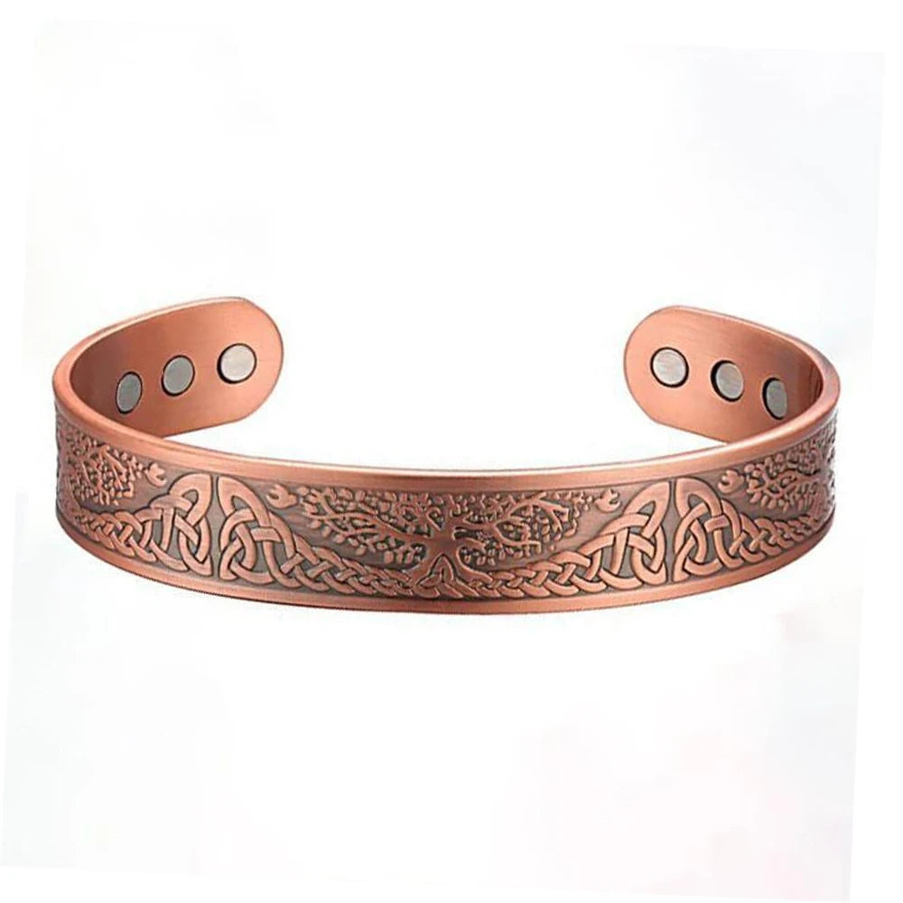 Magnetic Energy Wristband Bracelet – Minimalist Grounding Cuff for Adults & Teens