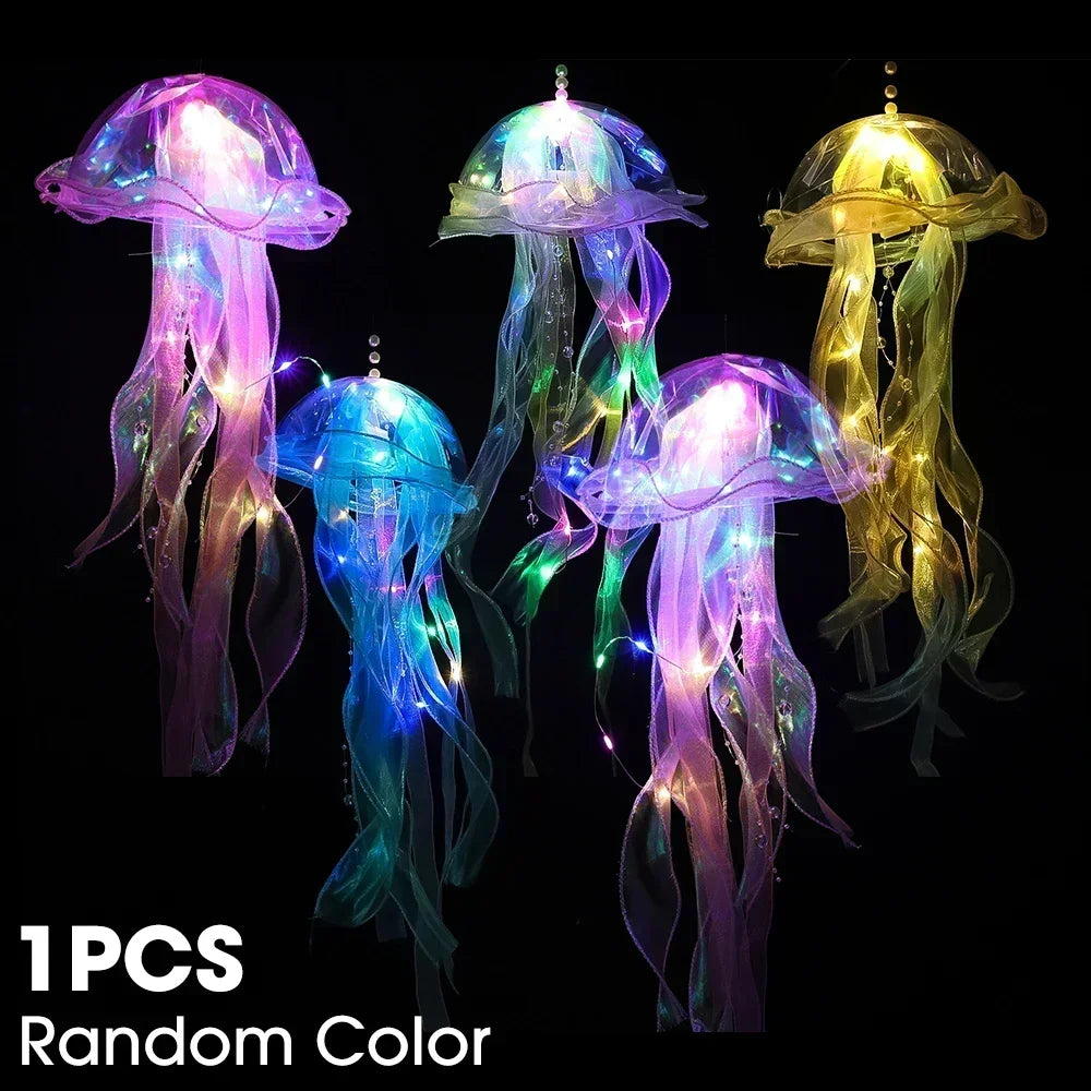 Jellyfish Wall Hanging Decoration Lamps – Calming Sensory Lighting for Neurodivergent-Friendly Spaces
