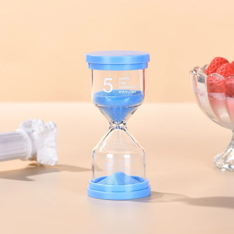 Colourful Hourglass Set – Visual Time Management Tools (3/5/10/15/30 Minutes)