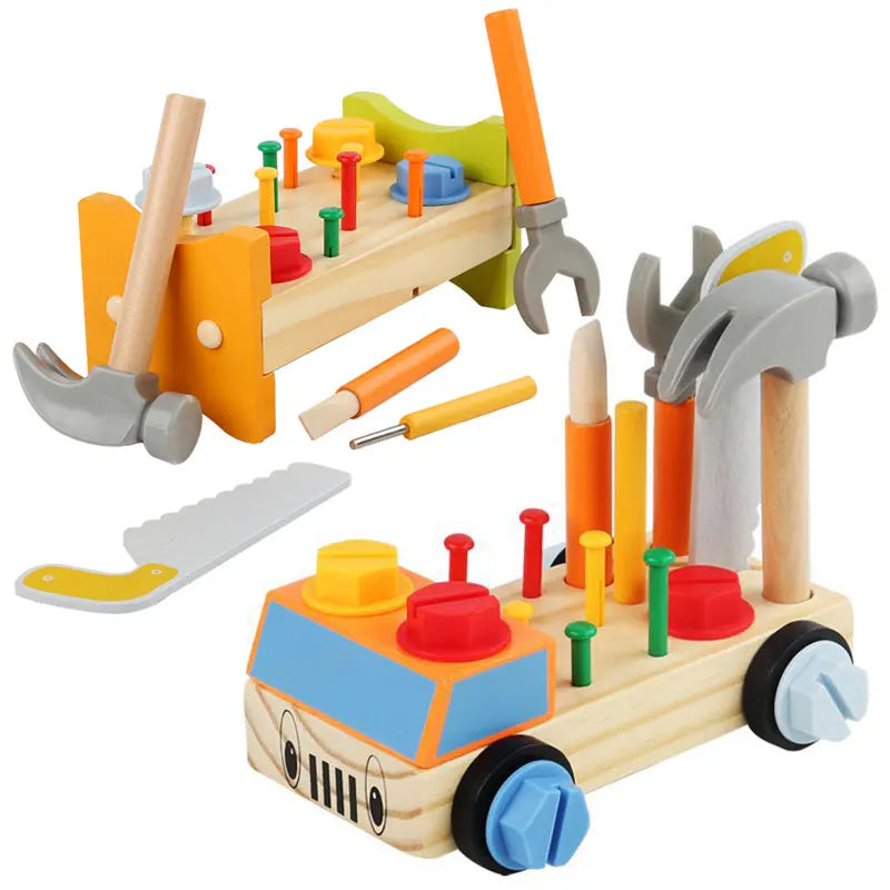 Repair Tool Busy Board Toy – Fine Motor & Sensory Skills Builder for Ages 3+