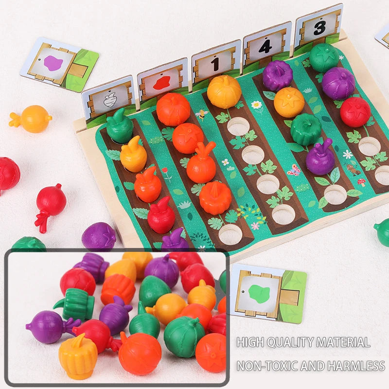 Fruits & Vegetable Math Sorting & Counting Number Game