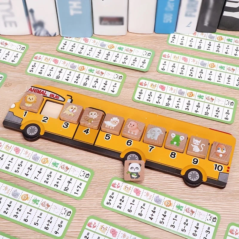 Math Educational Animal Block Game Number Matching for Neurodivergent-Friendly Learning