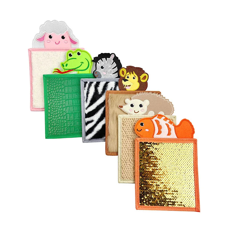 Montessori Busy Sensory Pad – Tactile Learning Mat Ages 3–6 | Brozebra
