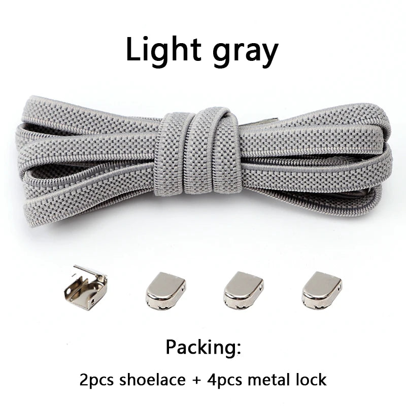 4Pcs No Tie Shoelaces – Effortless, Sensory-Friendly Footwear for All Ages