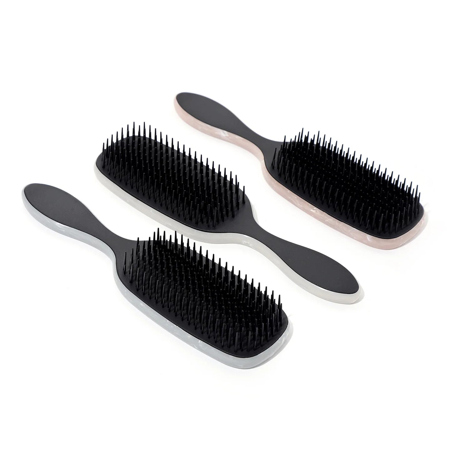 Marbled Soft Anti-static Hair Brush – Tangle-Free Comfort