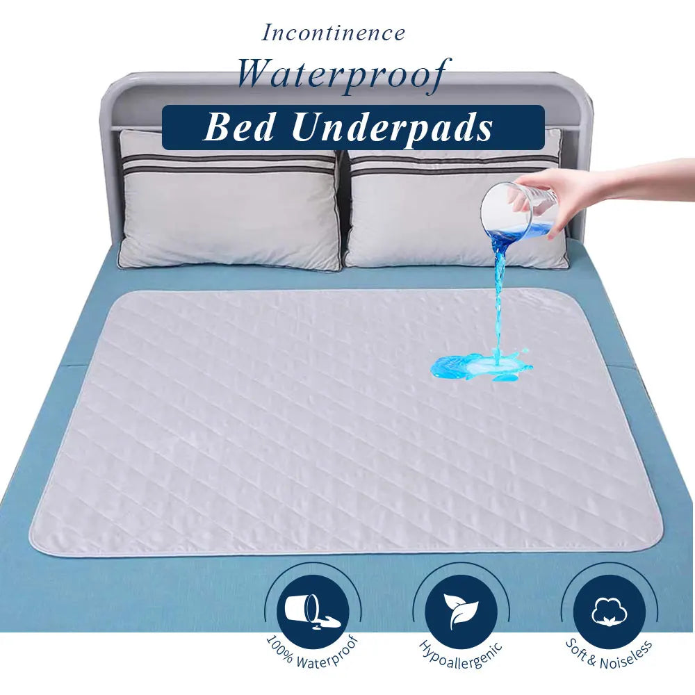 Waterproof Incontinence Bed Pads 50x70cm/70x90cm
