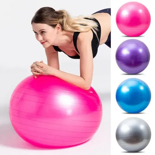 Durable PVC Yoga Balance Ball – Inclusive Fitness for Calm Movement & Core Control