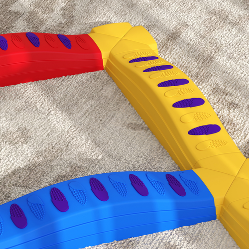 AIYAPLAY 12-Piece Kids Balance Beam Set 347-024V00MX – Configurable Coordination Toy with Anti-Slip Pads