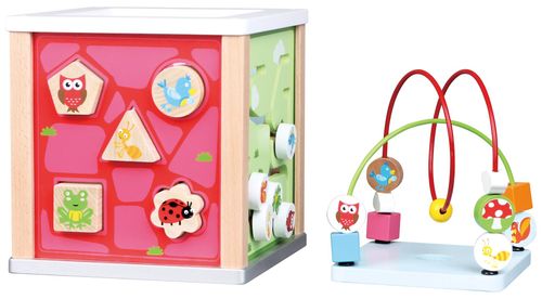 LELIN Nature Activity Cube – Multi-Panel Development Toy for Toddlers