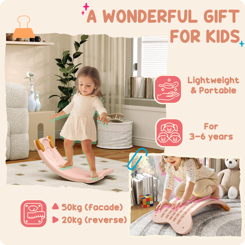 AIYAPLAY Monster Balance Board– Cute Coordination Trainer for Ages 3–6