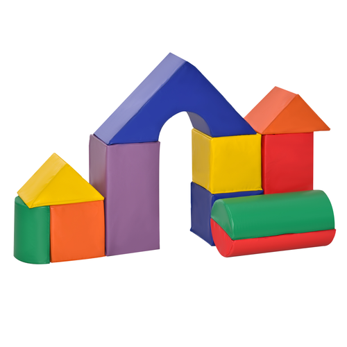 11-Piece Soft Foam Puzzle Blocks Set – Toddler-Safe Learning & Sensory Toy