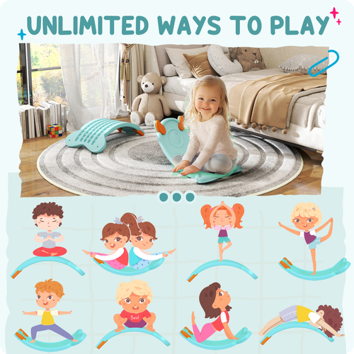 Balance training board supporting gross motor development and regulation for autistic or ADHD learners.