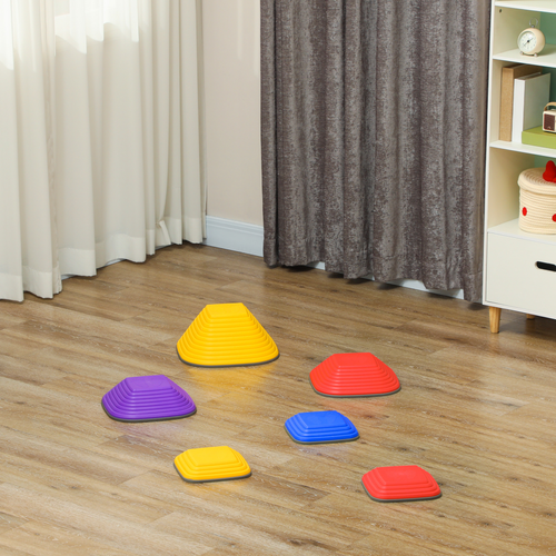 AIYAPLAY Balance Stepping Stones – 6-Piece Sensory Coordination Set,