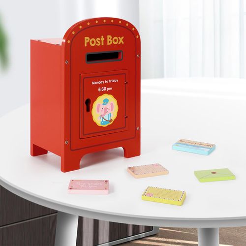 SOKA Wooden Postbox Elephant– Pretend Postal Role Play Set