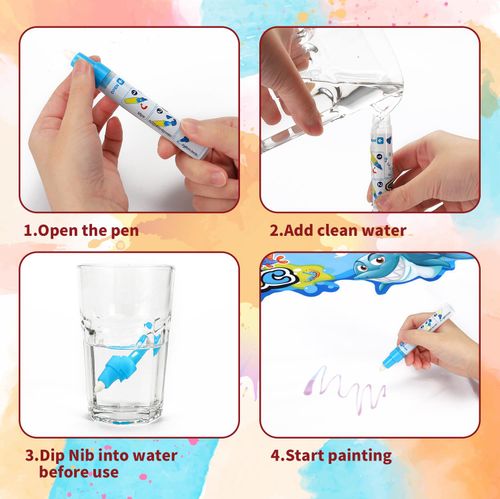 SOKA Deluxe Water Doodle Set – Mess-Free Creativity Mat with Accessories
