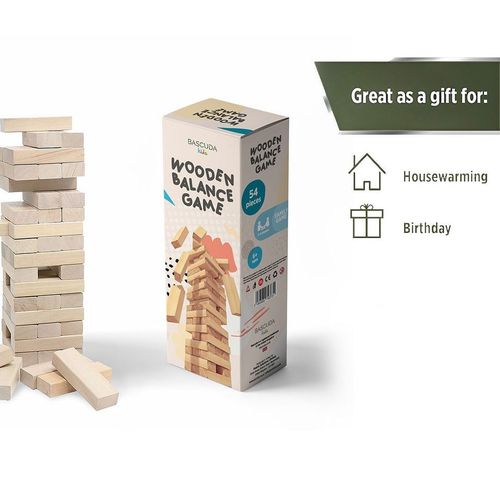 Wooden Balance Game – Dexterity Stacking Toy for Focus & Coordination