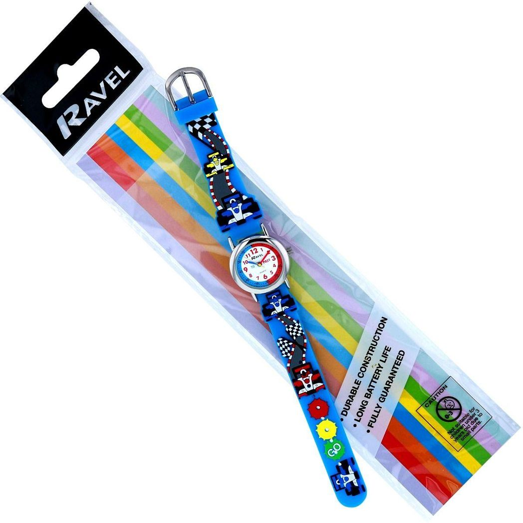 Ravel 3D Cartoon Race Car Time Teacher Watch – Sensory-Friendly Learning Tool