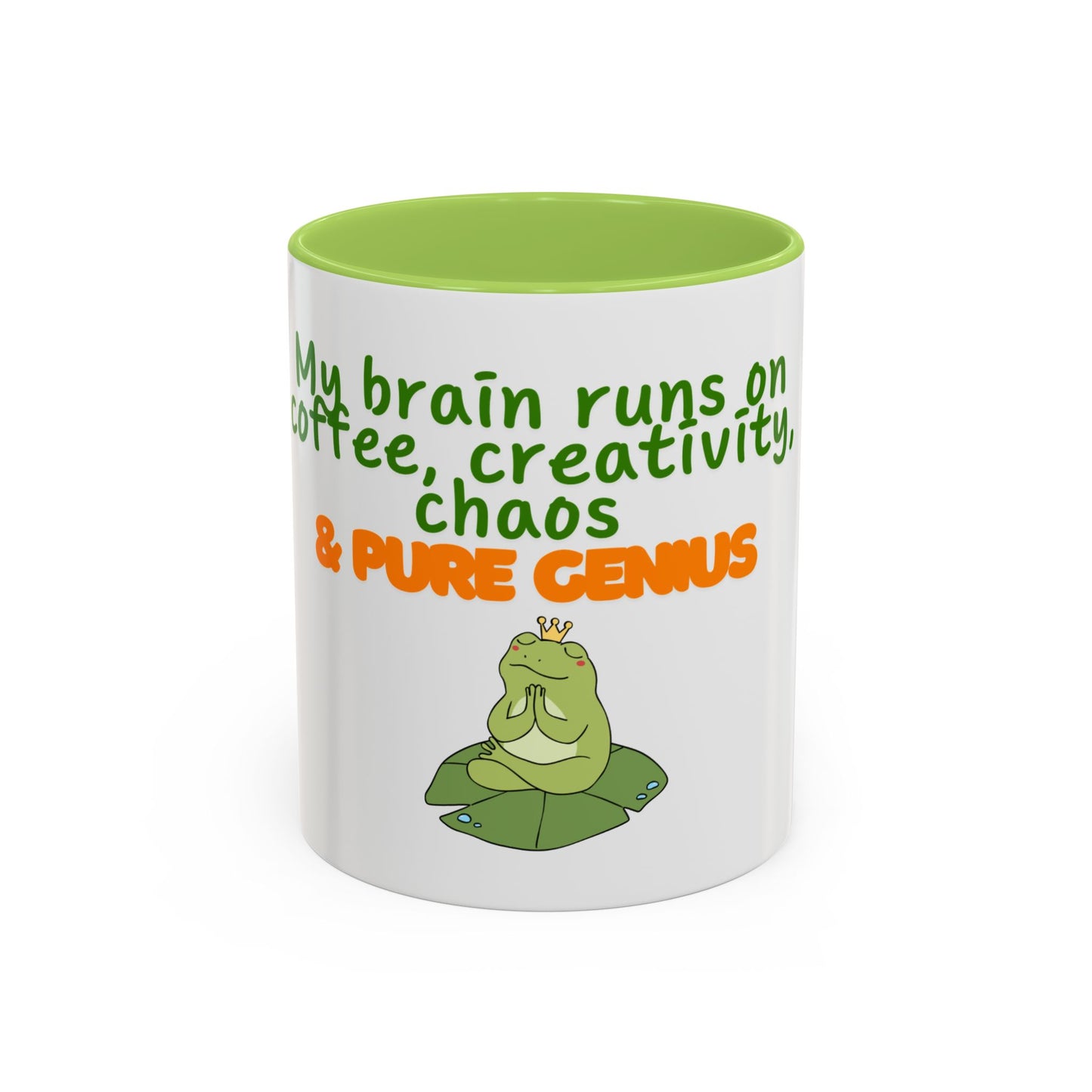 Pure Genius Mug – 11oz Accent Ceramic Drinkware