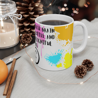 Neurodiverse Joy Mug – Tea, Coffee & Chaos Edition