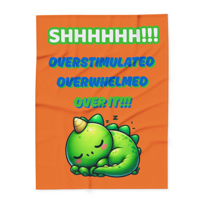 Cute Dinosaur Fleece Blanket – Colourful, Soft Throw for Children & Home