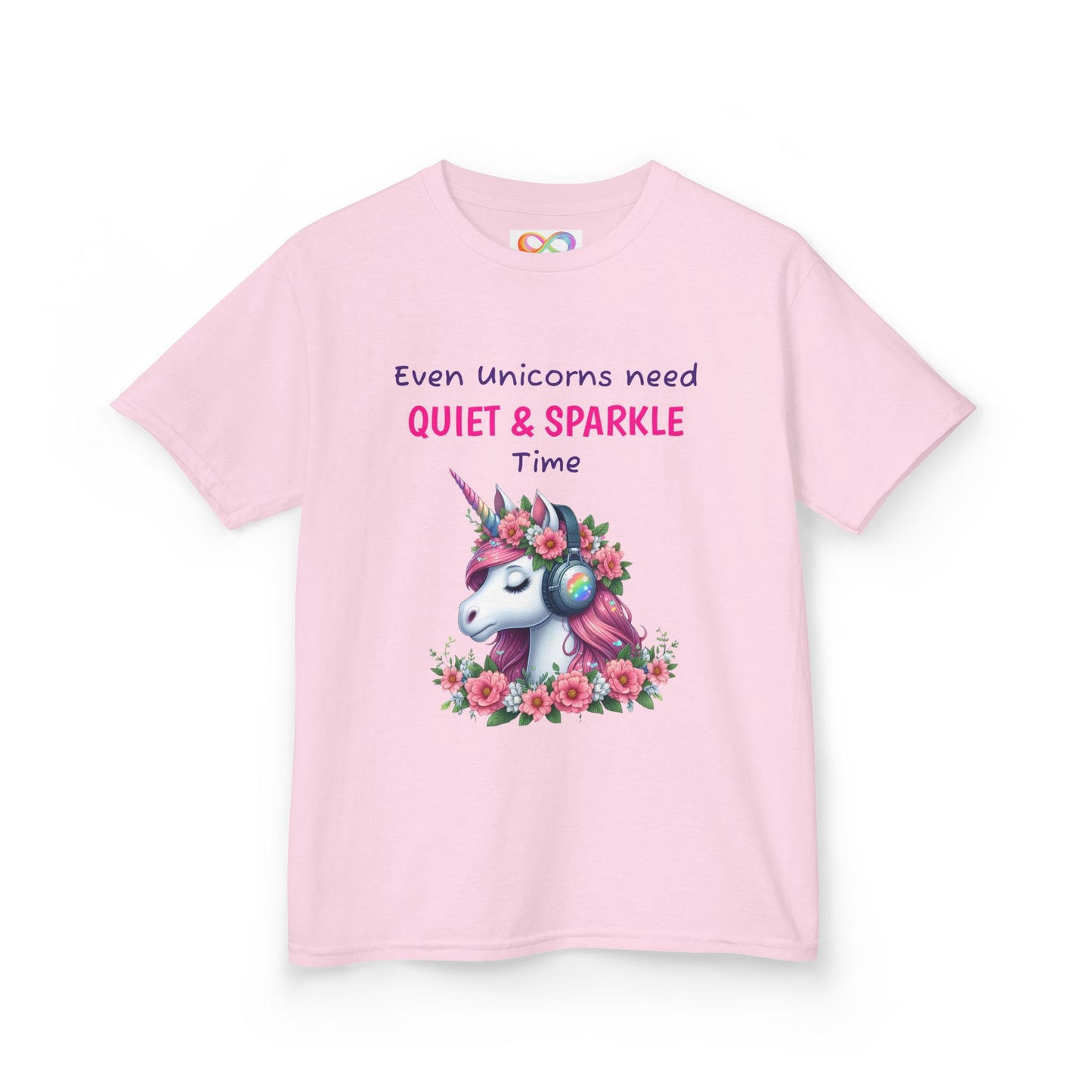 Unicorn Kids Tee – Colourful Cotton T-Shirt Celebrating Quiet Strength & Neurodivergent Joy