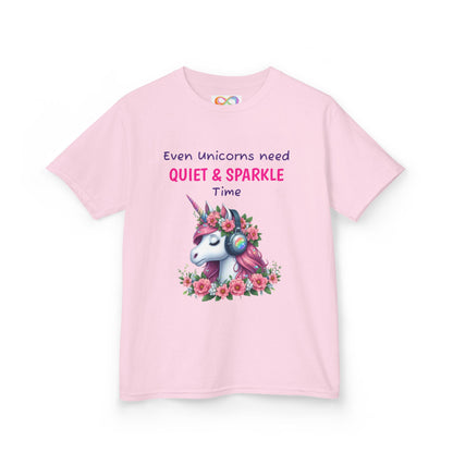 Unicorn Kids Tee – Colourful Cotton T-Shirt Celebrating Quiet Strength & Neurodivergent Joy