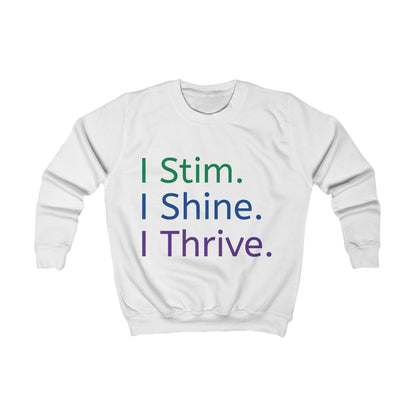 Empowering Kids Sweatshirt – Colourful Cotton Jumper Celebrating Neurodivergent Expression