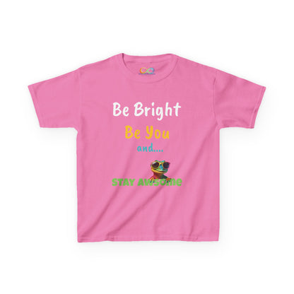 Be Bright Kids Tee – Colourful Cotton Shirt for Everyday Joy