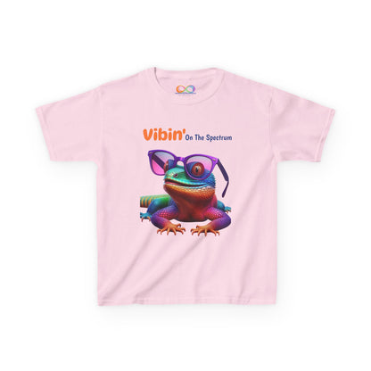 Vibin’ On The Spectrum Tee – Colourful Kids Graphic Shirt