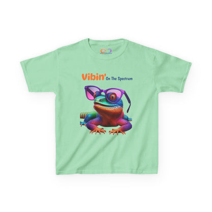 Vibin’ On The Spectrum Tee – Colourful Kids Graphic Shirt