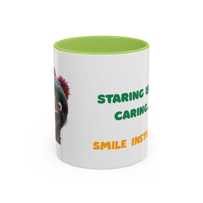 Smile Instead Mug – Colourful Ceramic Cup for Kindness & Neurodivergent Awareness