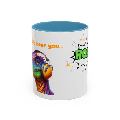 Dinosaur Ear Defender Mug – Colourful Ceramic Cup for Sensory Awareness