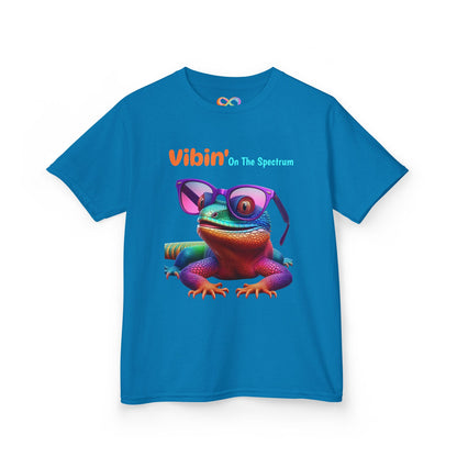 Vibin’ On The Spectrum Tee – Colourful Kids Graphic Shirt