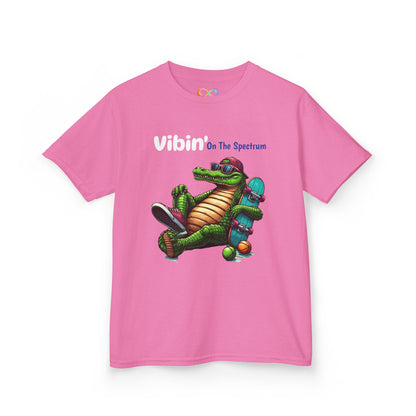 Vibin’ Kids Tee – Colourful Cotton T-Shirt for Neurodivergent Joy
