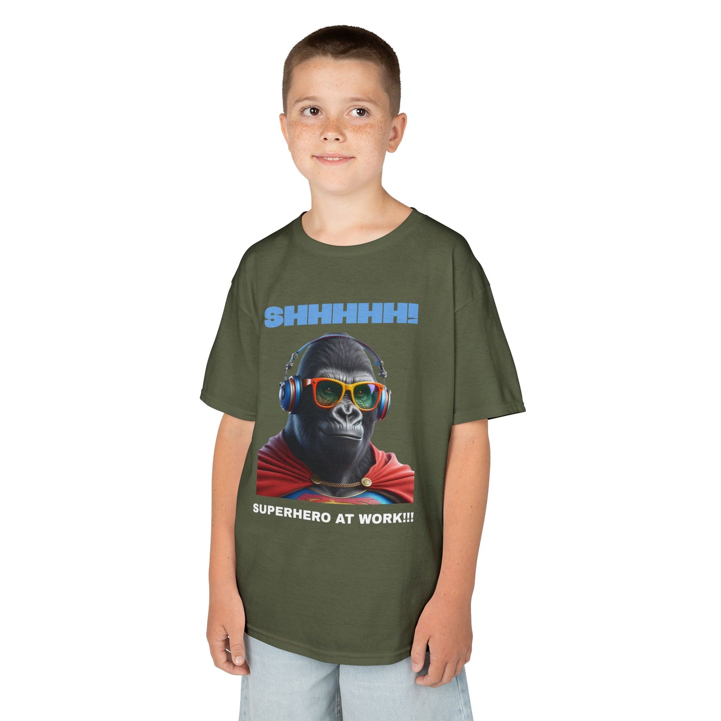 Boys Cotton Tee – Superhero Energy Edition