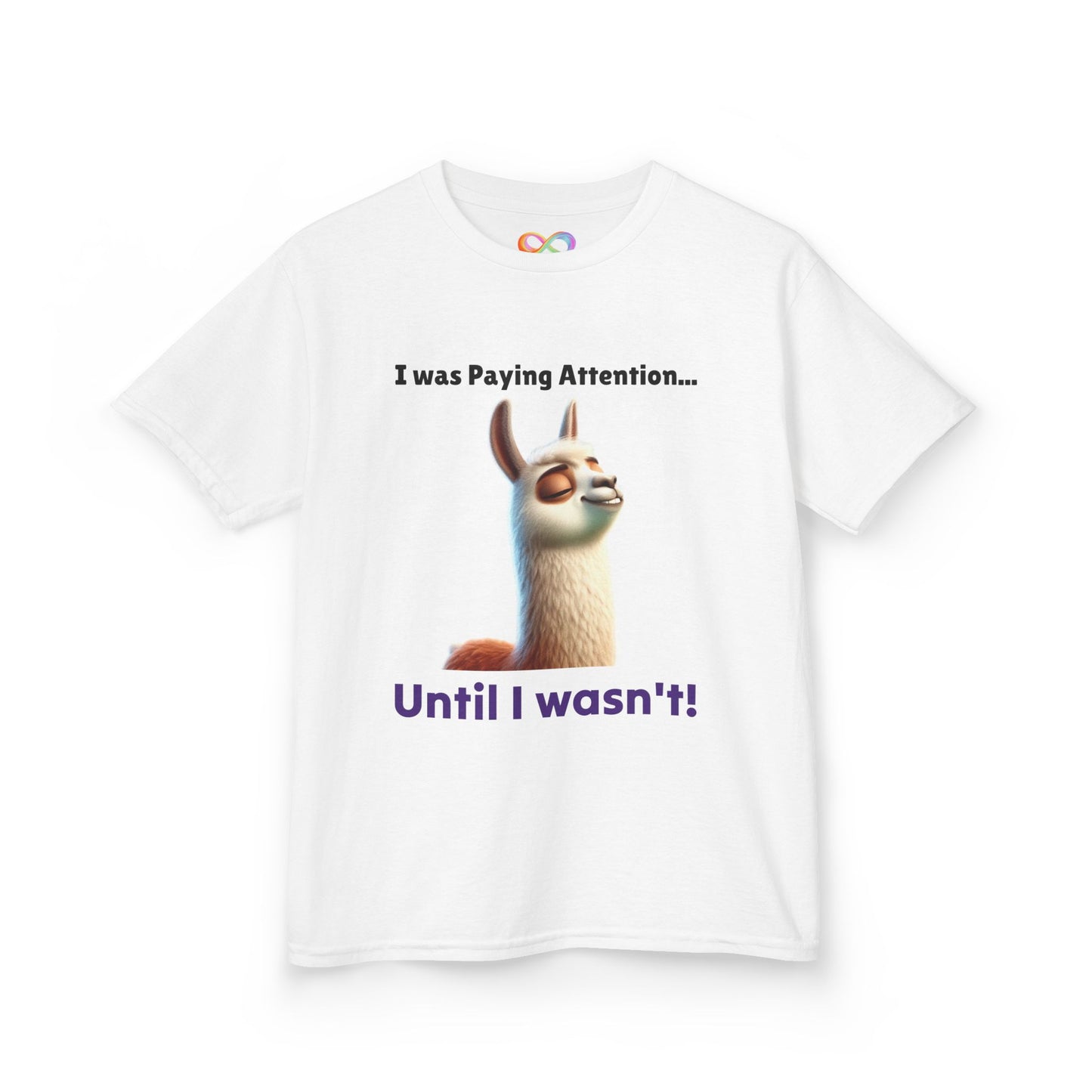 Attention Shift Kids Tee – Colourful Cotton T-Shirt for Neurodivergent Expression