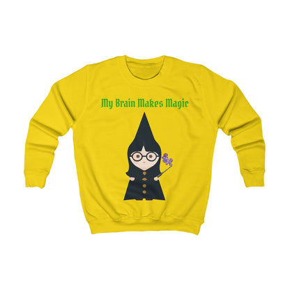 Girls Magical Kids Sweatshirt – Colourful Cotton Jumper Celebrating Neurodivergent Creativity