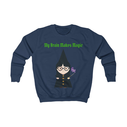Girls Magical Kids Sweatshirt – Colourful Cotton Jumper Celebrating Neurodivergent Creativity