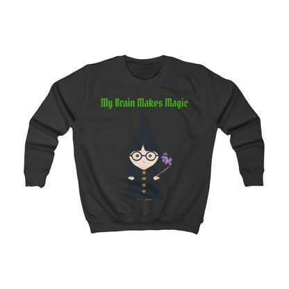 Girls Magical Kids Sweatshirt – Colourful Cotton Jumper Celebrating Neurodivergent Creativity