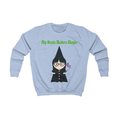Girls Magical Kids Sweatshirt – Colourful Cotton Jumper Celebrating Neurodivergent Creativity