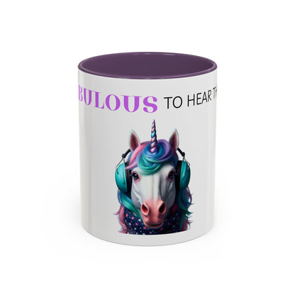 Unicorn Ear Defender Mug – Colourful Ceramic Cup for Sensory-Friendly Joy