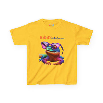 Vibin’ On The Spectrum Tee – Colourful Kids Graphic Shirt
