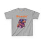 Dinosaur Boss Tee – Colourful Kids Cotton Shirt