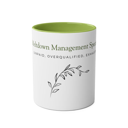 Two-Tone Coffee Mugs, 11oz