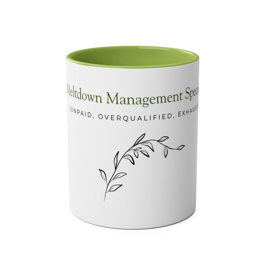 Two-Tone Coffee Mugs, 11oz