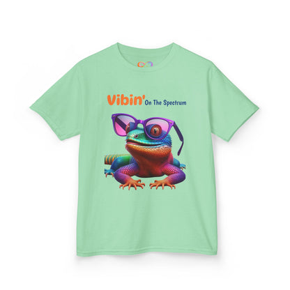Vibin’ On The Spectrum Tee – Colourful Kids Graphic Shirt