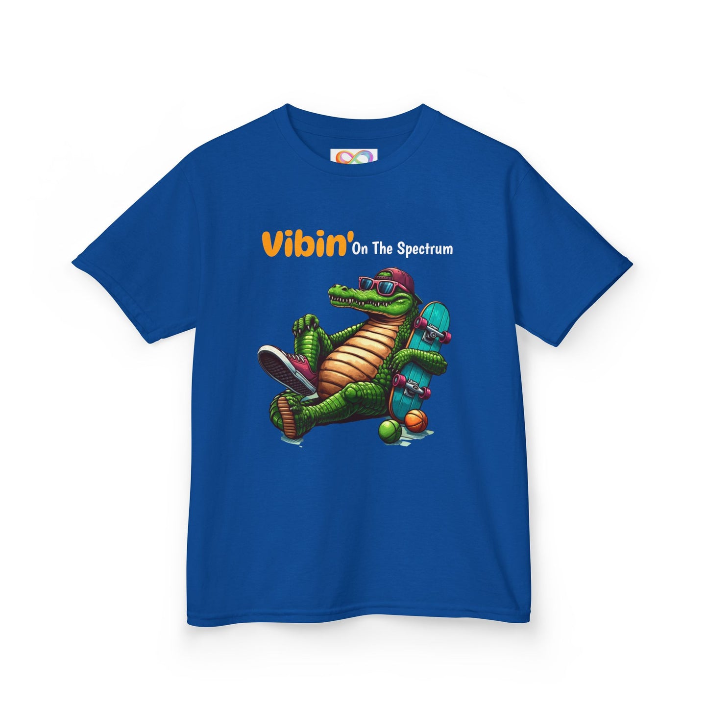 Vibin’ Kids Tee – Colourful Cotton T-Shirt for Neurodivergent Joy