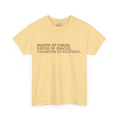 Master of Chaos Tee – Unisex Cotton Statement Shirt