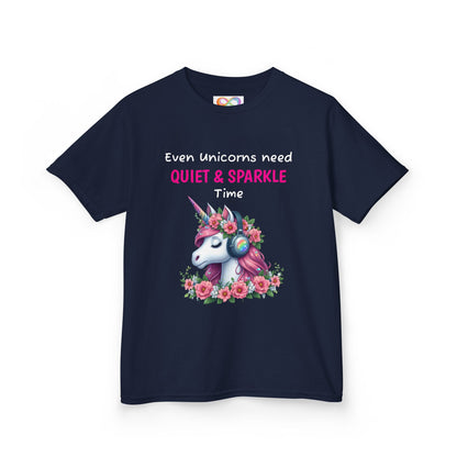 Unicorn Kids Tee – Colourful Cotton T-Shirt Celebrating Quiet Strength & Neurodivergent Joy