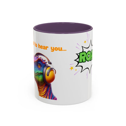 Dinosaur Ear Defender Mug – Colourful Ceramic Cup for Sensory Awareness